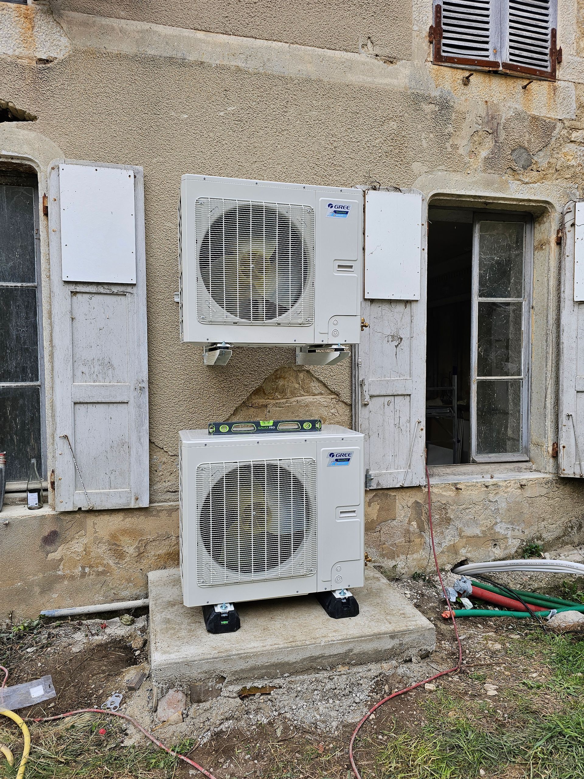 Deux unités extérieures Gree