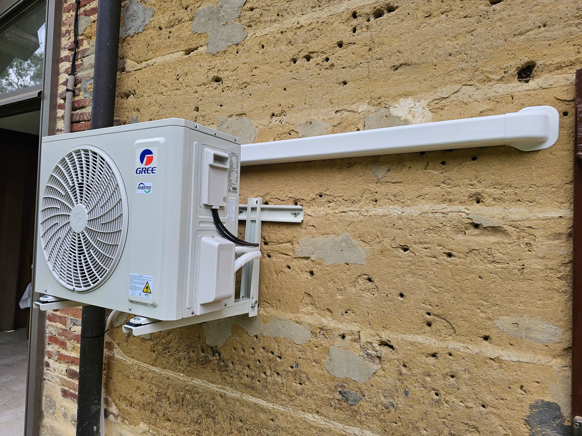 Pose de climatisation unité extérieure