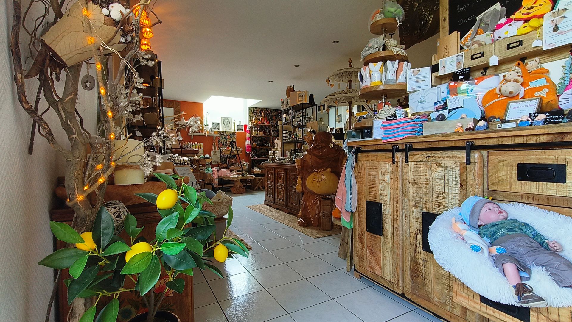 Boutique de produits naturels du salon Mes mains sur vos pieds