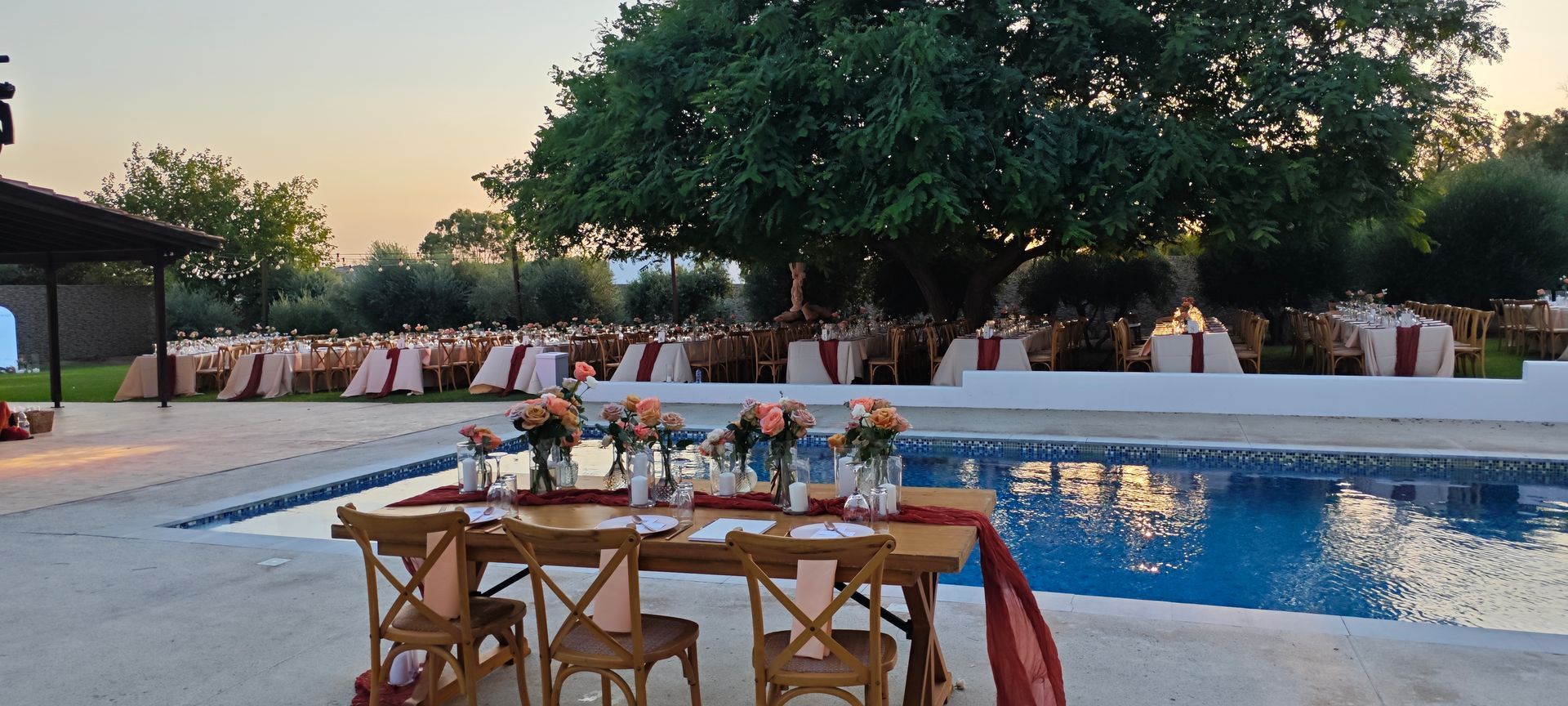 Konnos Villa private heated saltwater pool with sea view Cyprus events