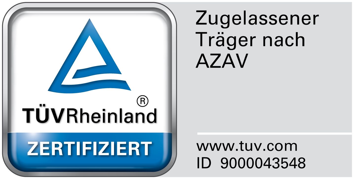 Zertifikat durch HZA nach sgb III und AZAV