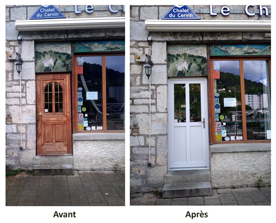Remplacement de porte d'entrée