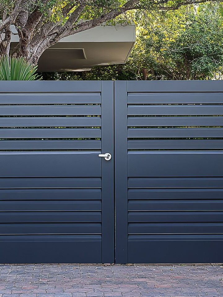 Portail anthracite