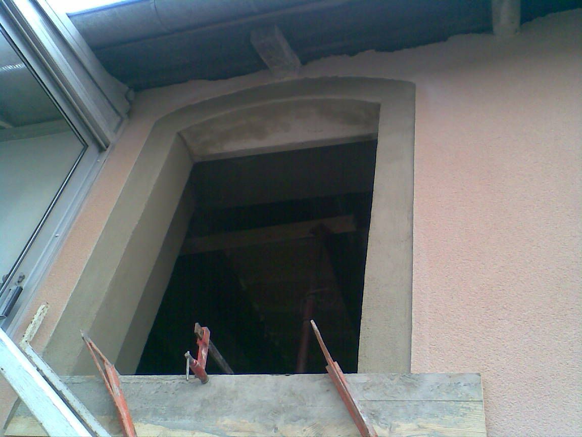 Encadrement de fenêtre suite à l'ouverture d'un mur porteur