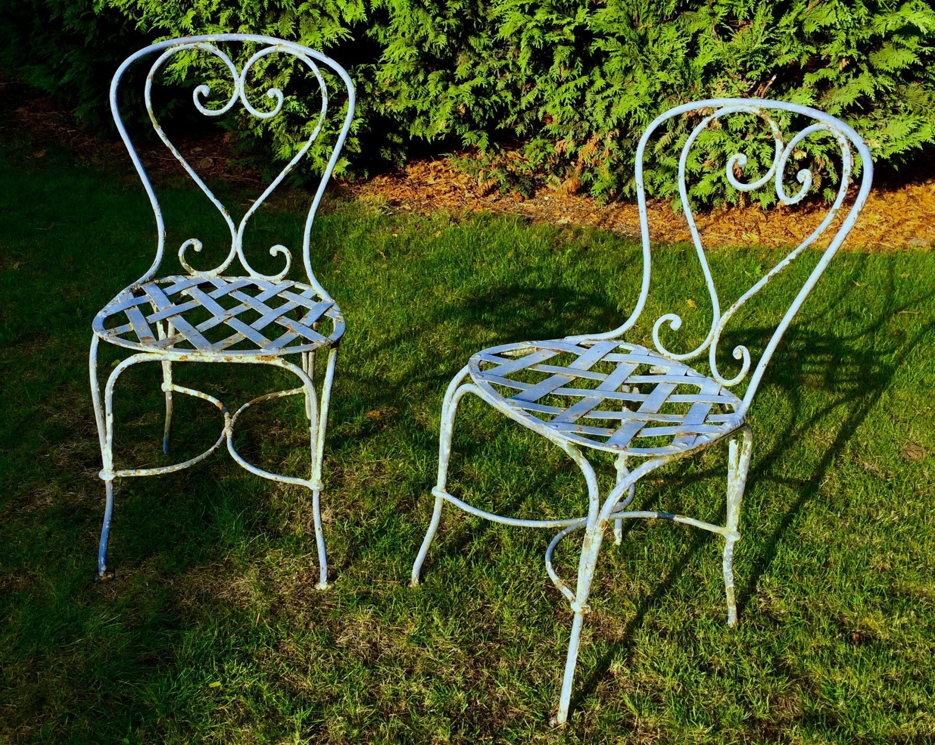 Chaises en fer forgé