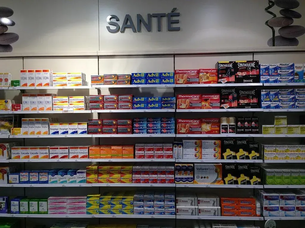 Rayon santé de la pharmacie