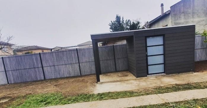 Abris de jardin noir anthracite