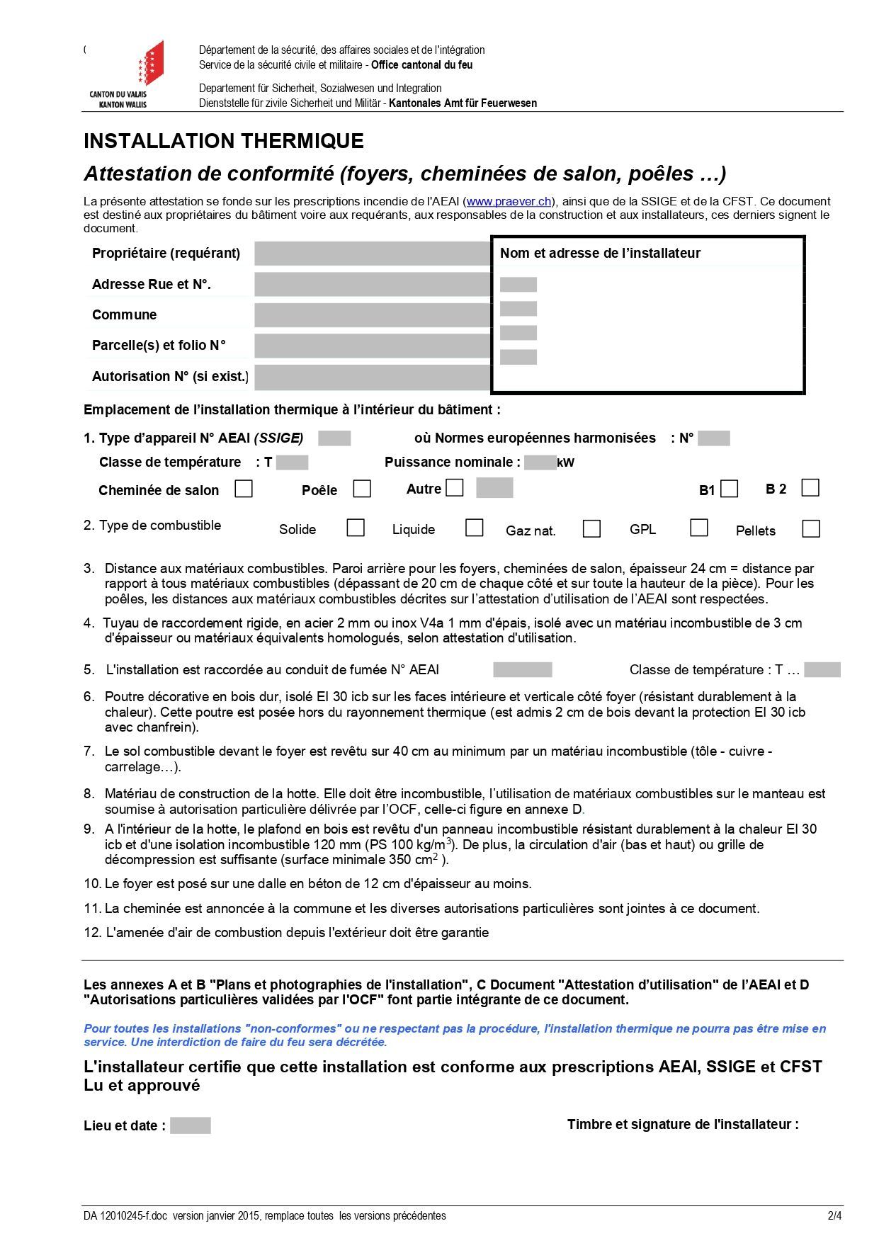 Un document partiellement rempli intitulé