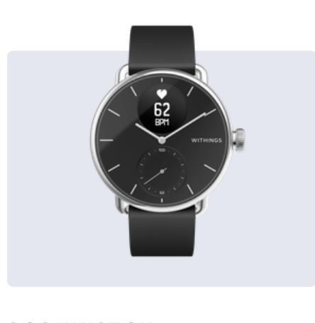 Montre noire Withings