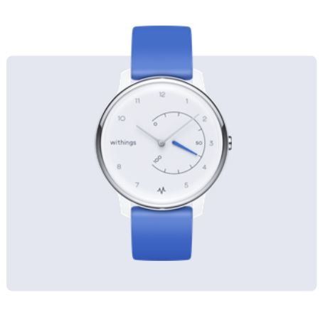 Montre bleue Withings