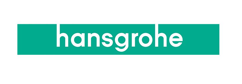 das logo für hansgrohe ist grün und weiß