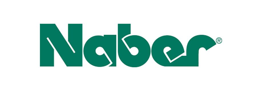 ein grünes Naber-Logo auf weißem Hintergrund