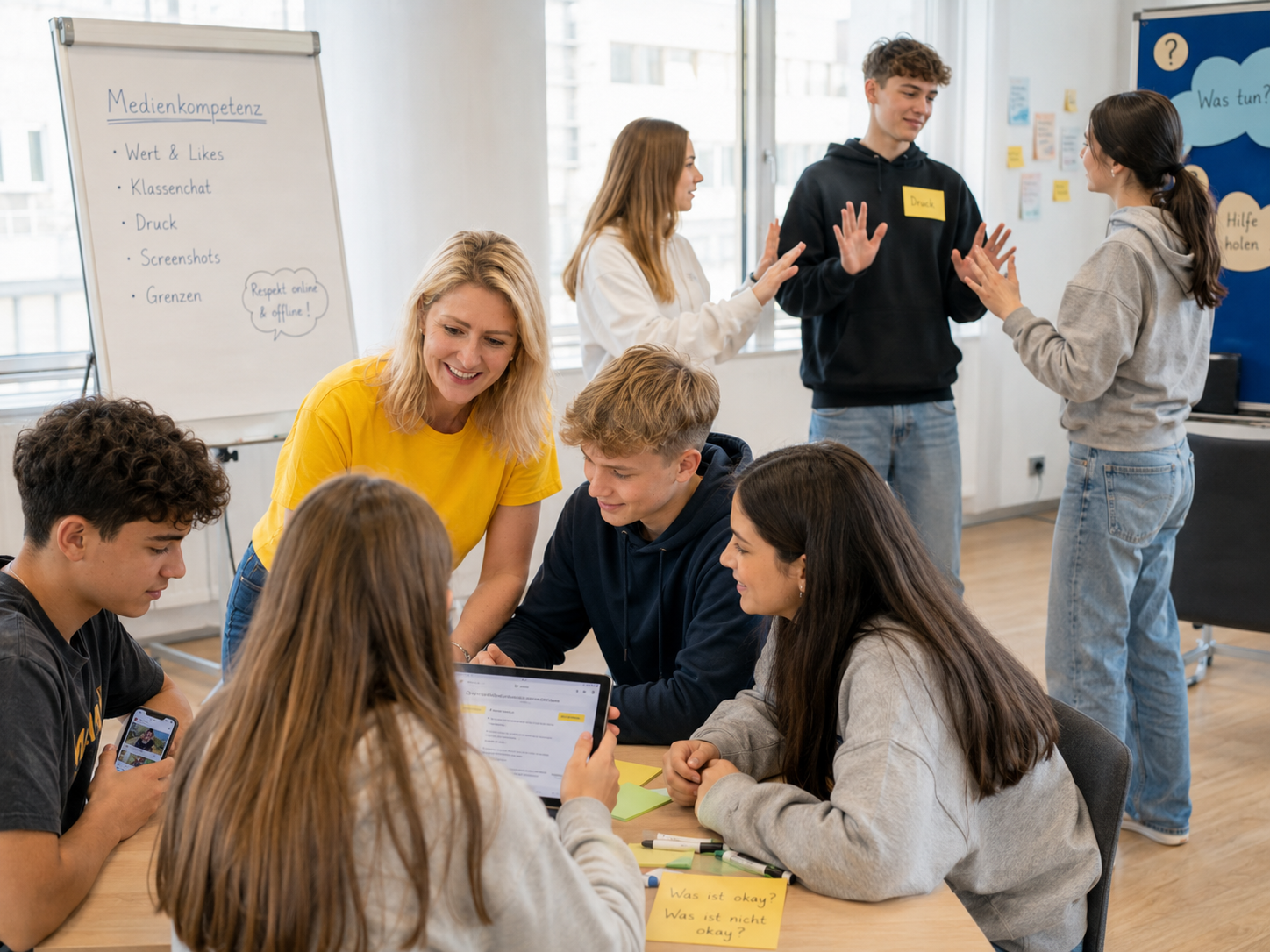 DIGITALTRAINING PUBERTÄT BEGLEITEN WACHSTUM KLASSENGEMEINSCHAFT