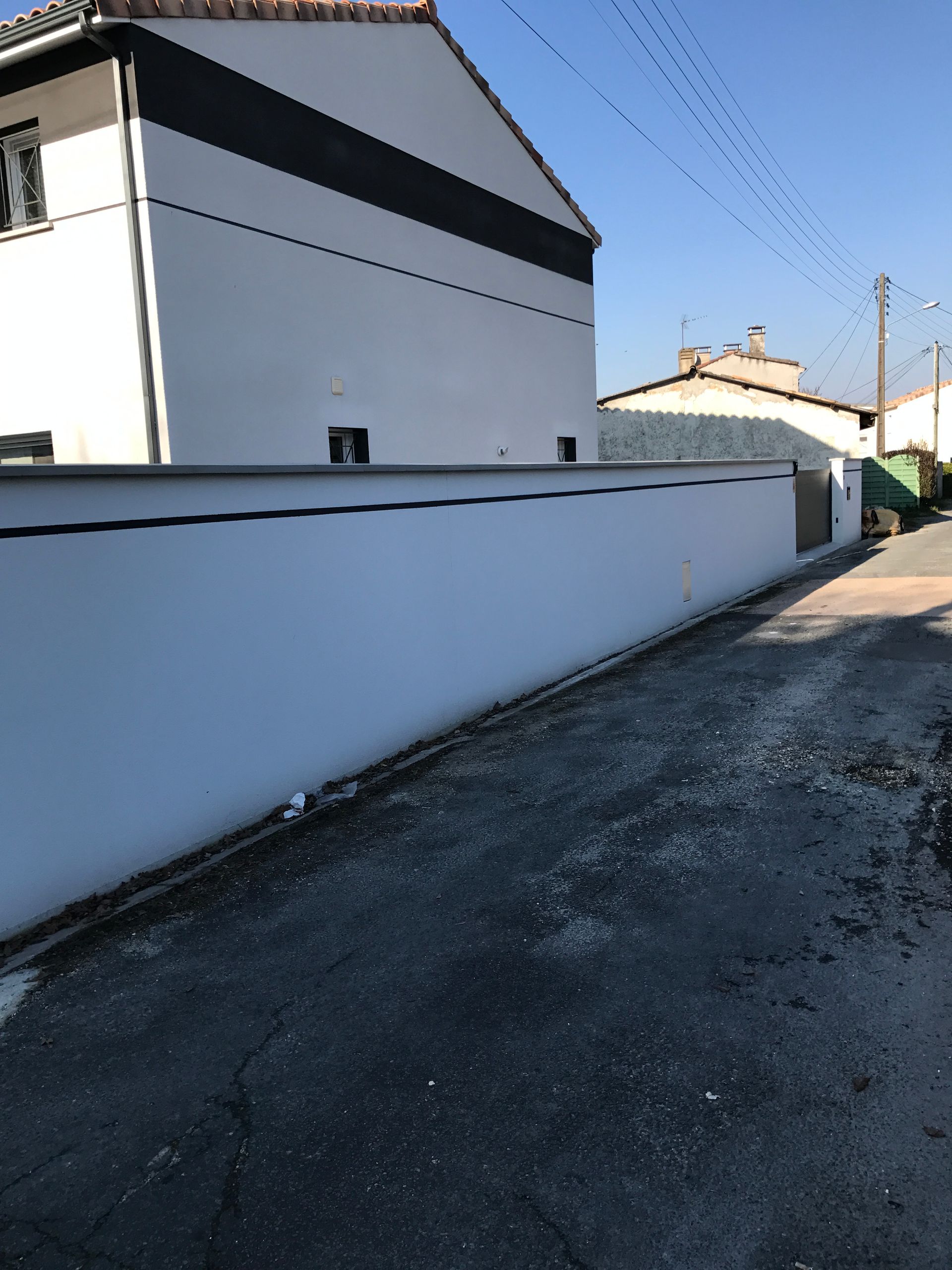 Réalisation d’un enduit efficace.