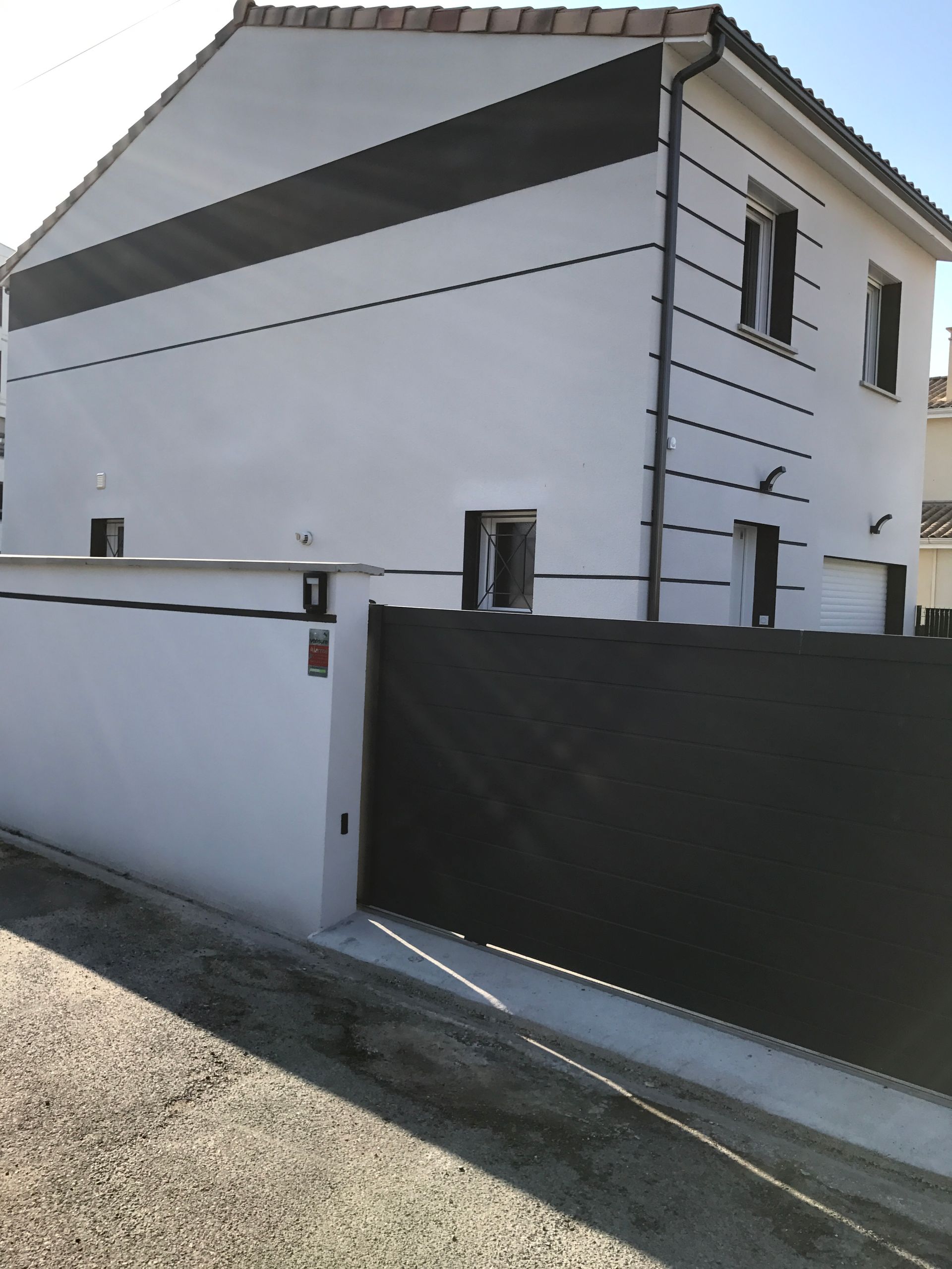 Enduit à base de chaux.