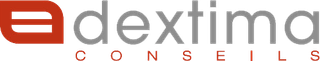 Logo de Dextima Consells, cabinet de conseil, avec le nom et le slogan de l'entreprise.