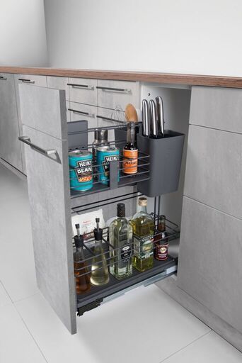 Tiroir de rangement pour une cuisine pour ranger les bouteilles