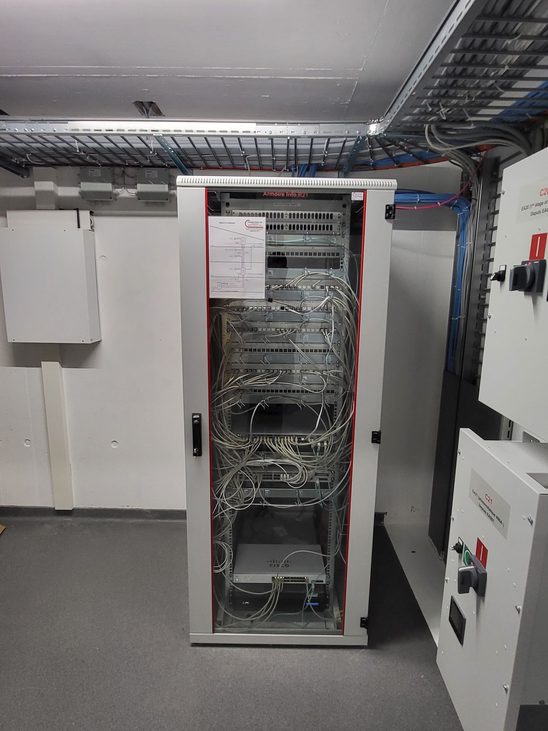 installation de matériel