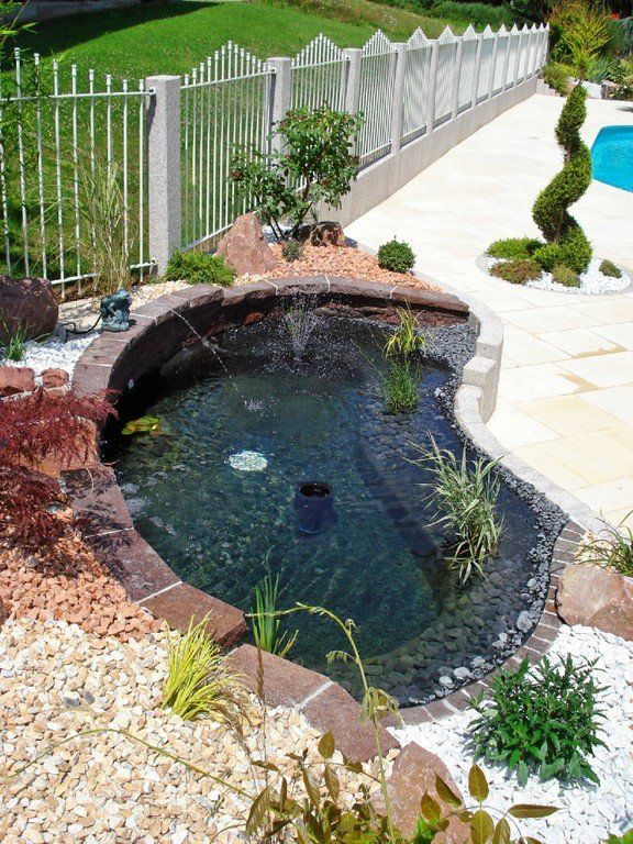 Aménagement de bassins de jardin près de Saint-Louis