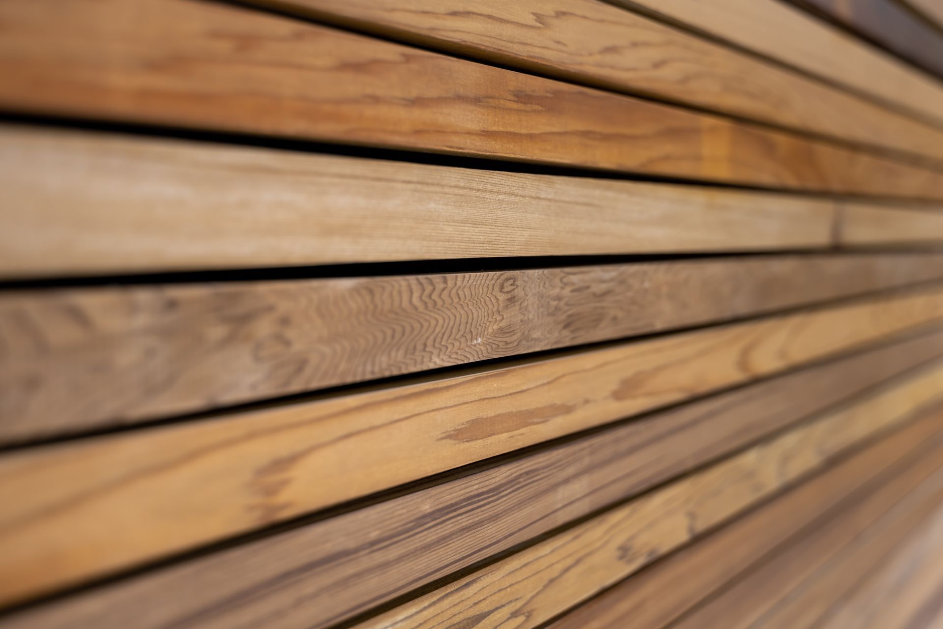 Bardage en bois avec lames horizontales