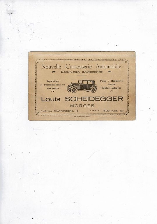 Carrosserie Scheidegger SA - Tôlerie - Peinture