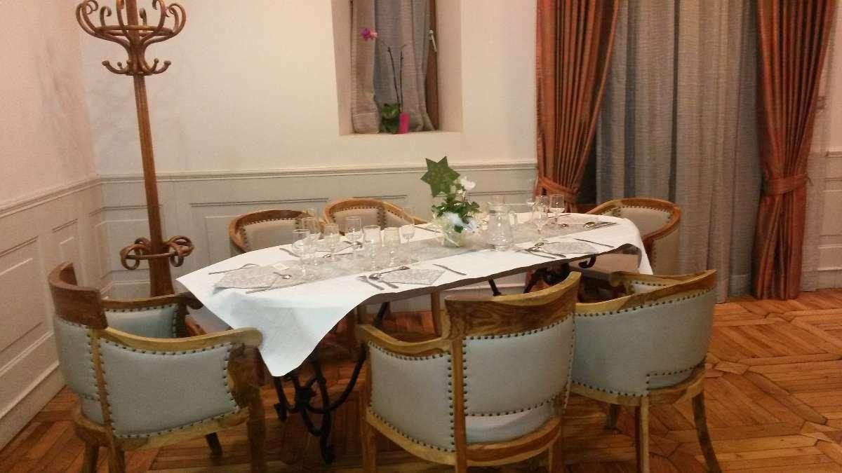 Salle à manger EHPAD, aux couleurs de Noël