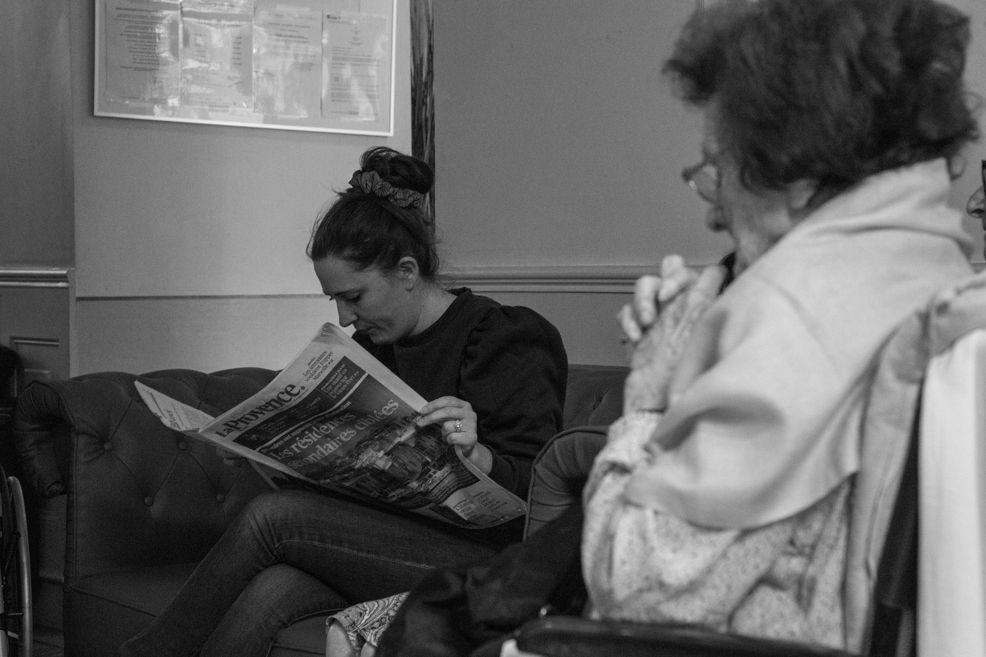 Session de lecture en Ehpad