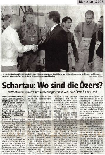 Schartau: Wo sind die Özers? Ruhrnachrichten vom 21.01.2005