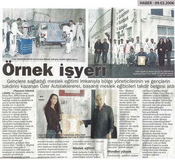 Örnek İşyeri HABER vom 09.02.2006