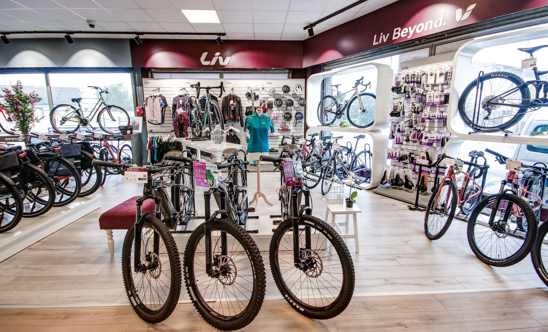 Vélos pour femmes en magasin