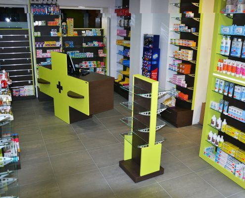 Agencement d'une pharmacie