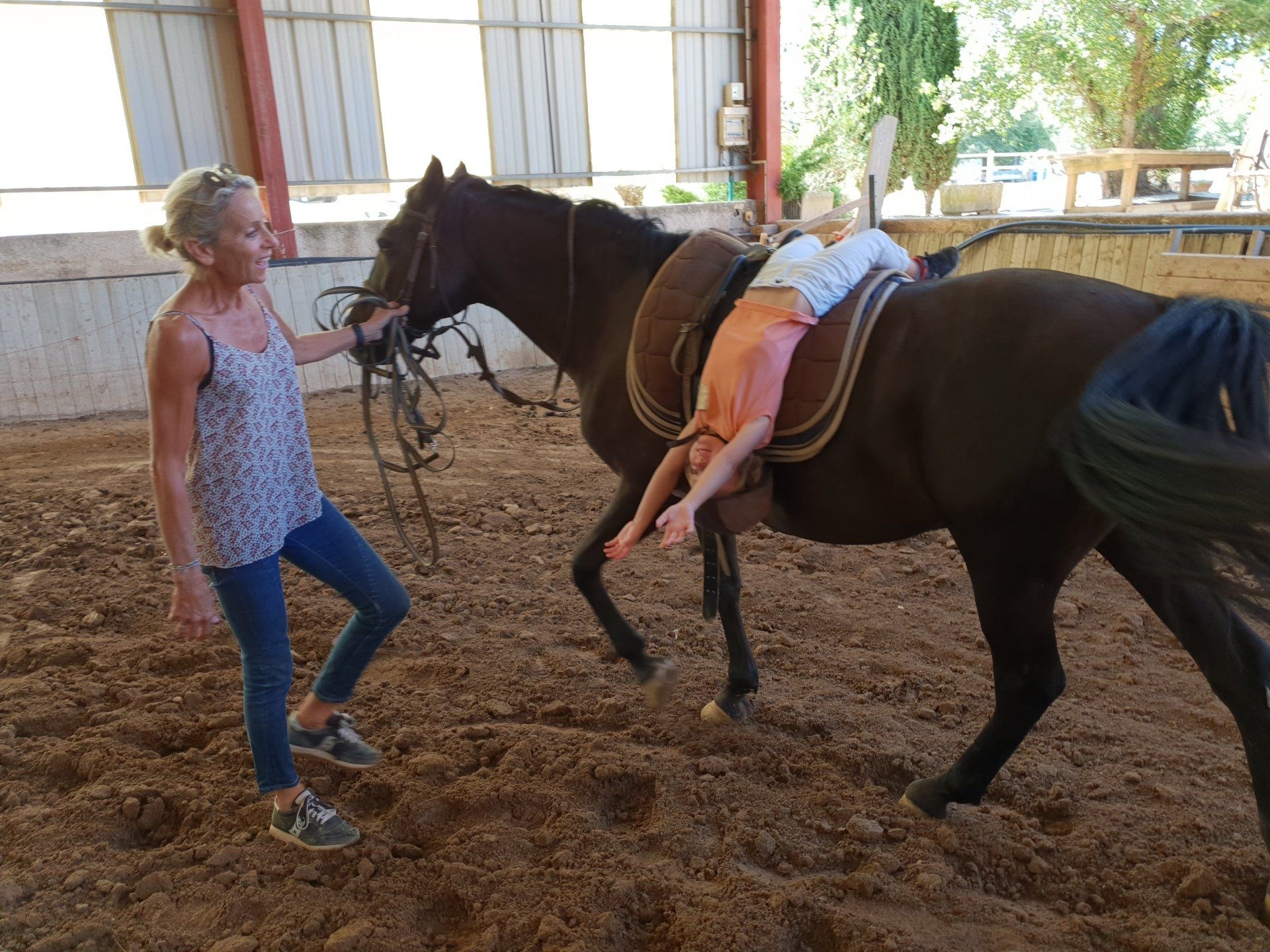 Cours au Poney Club