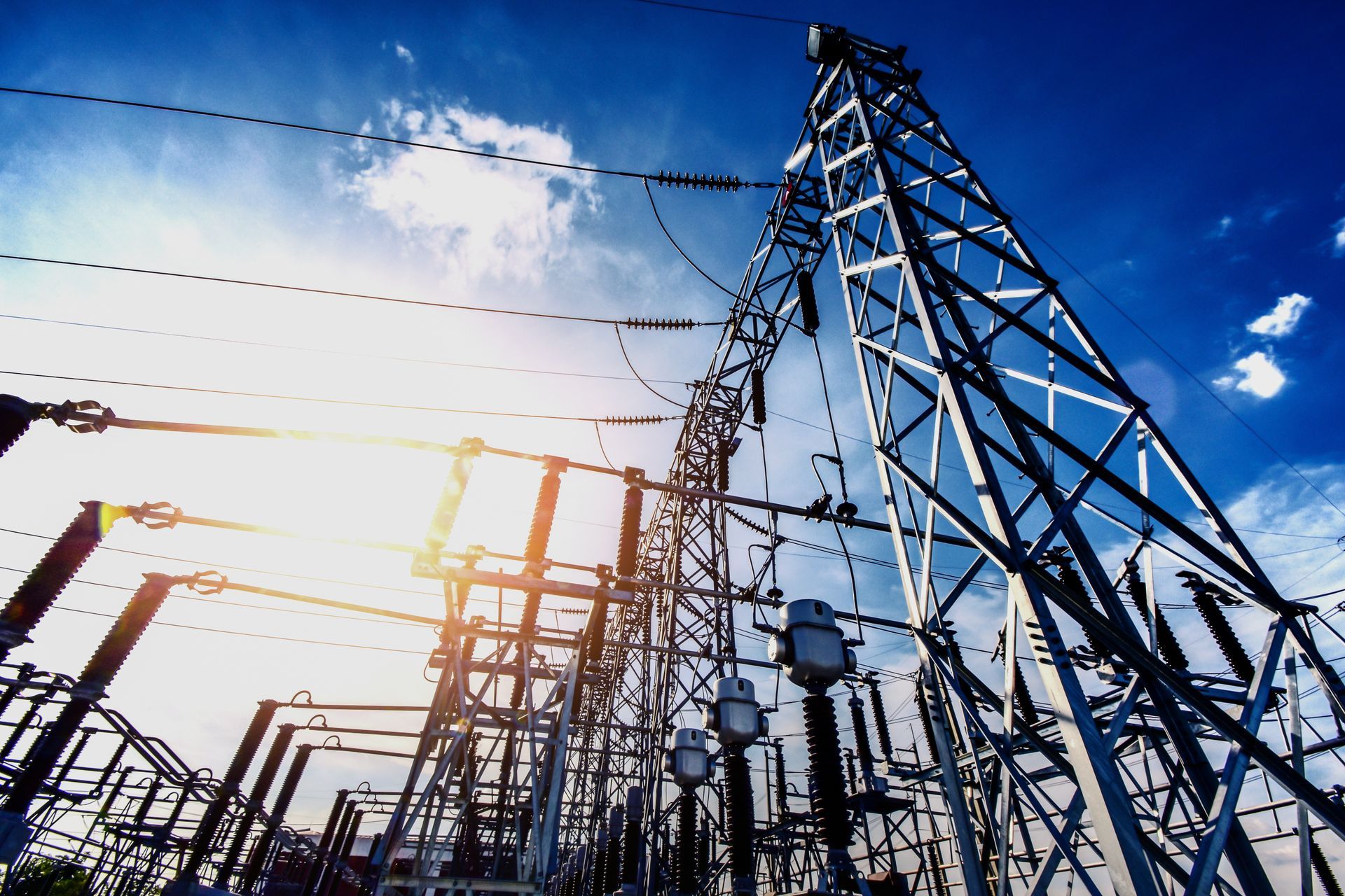 Structure métallique pour l'électricité