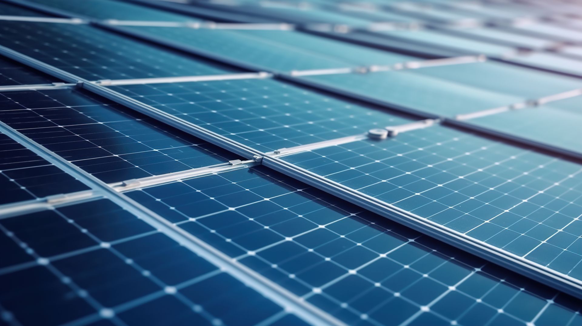 Zoom sur un panneau solaire