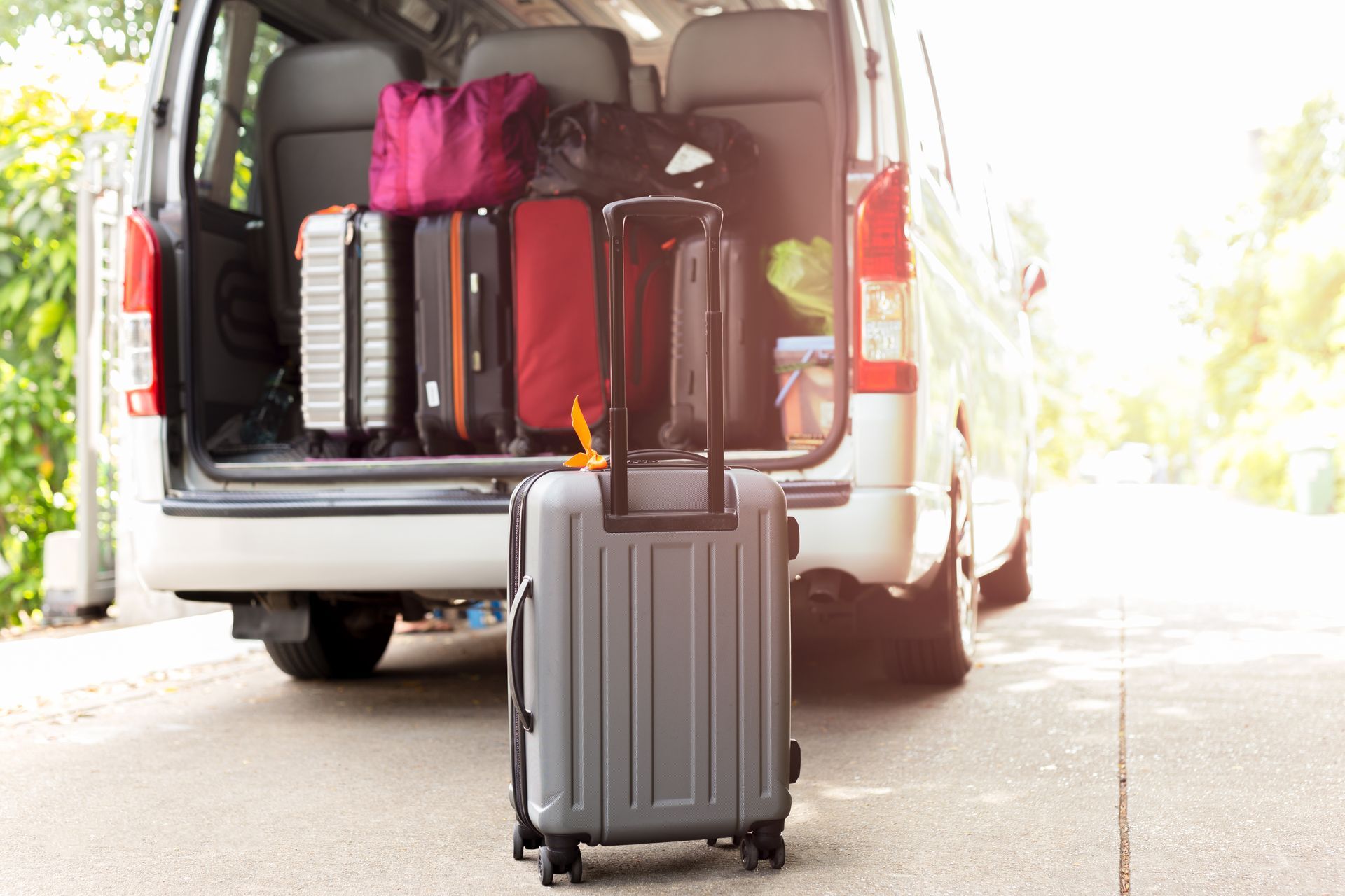 Coffre rempli de bagages