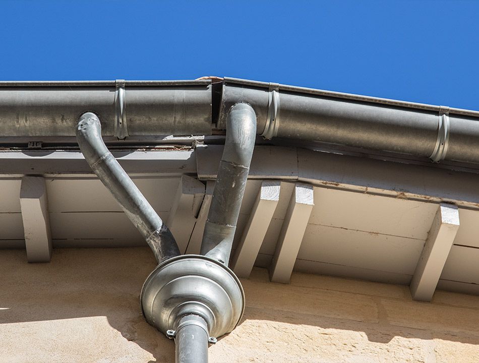 Gouttières en zinc