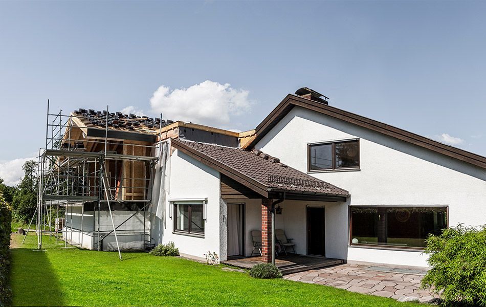 Travaux d'agrandissement d'une maison