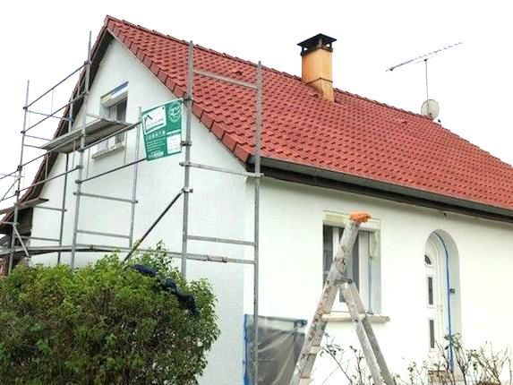 Enduit de façade posé à la main