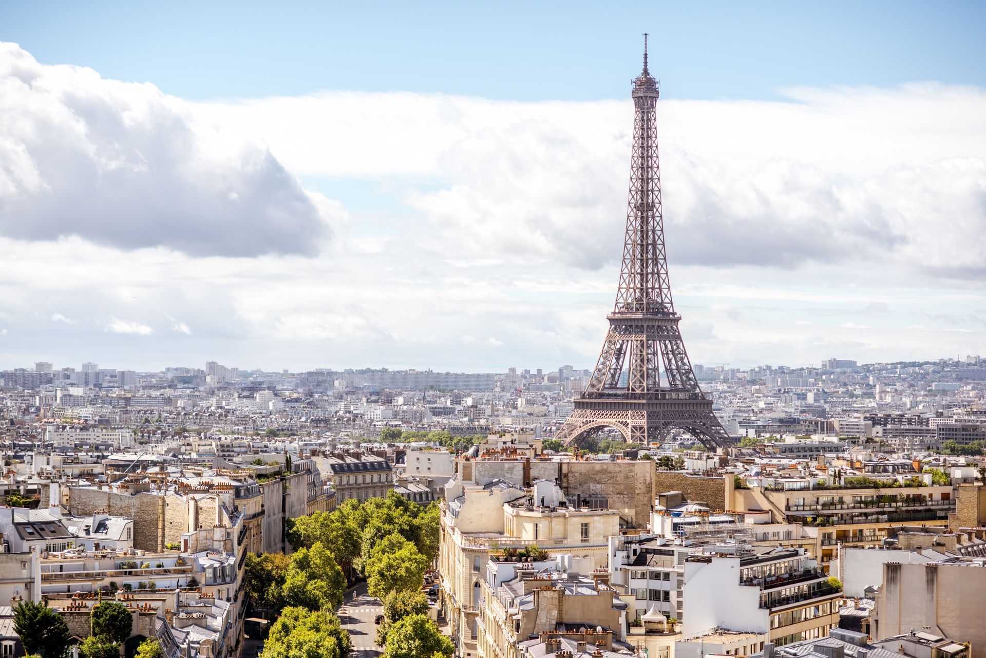 Photo de Paris et de la tour Eiffel