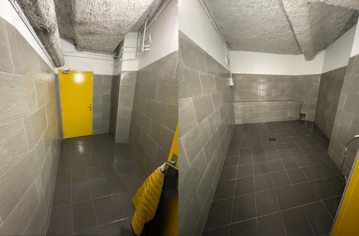 Rénovation d'un local technique en carrelage