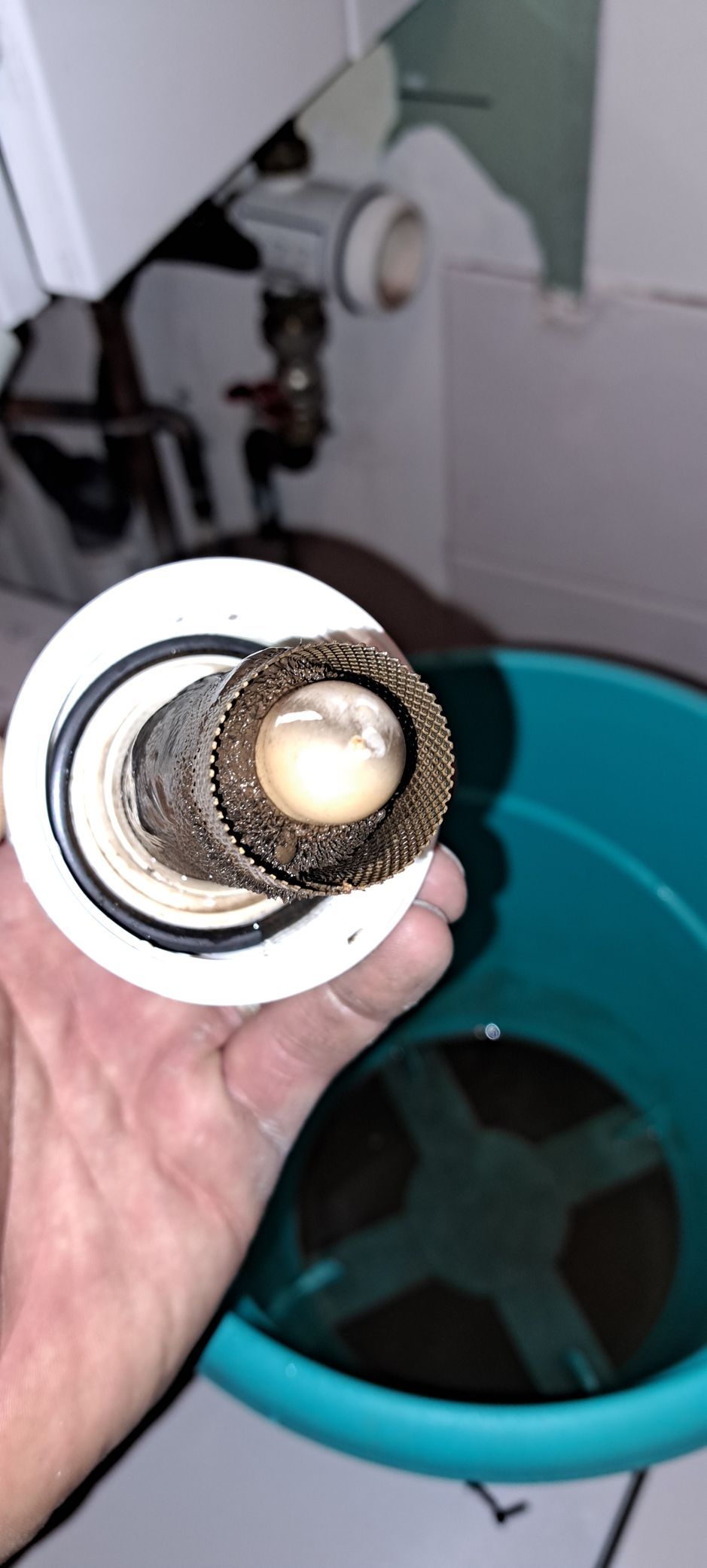 filtre embourbé pour système de chauffage