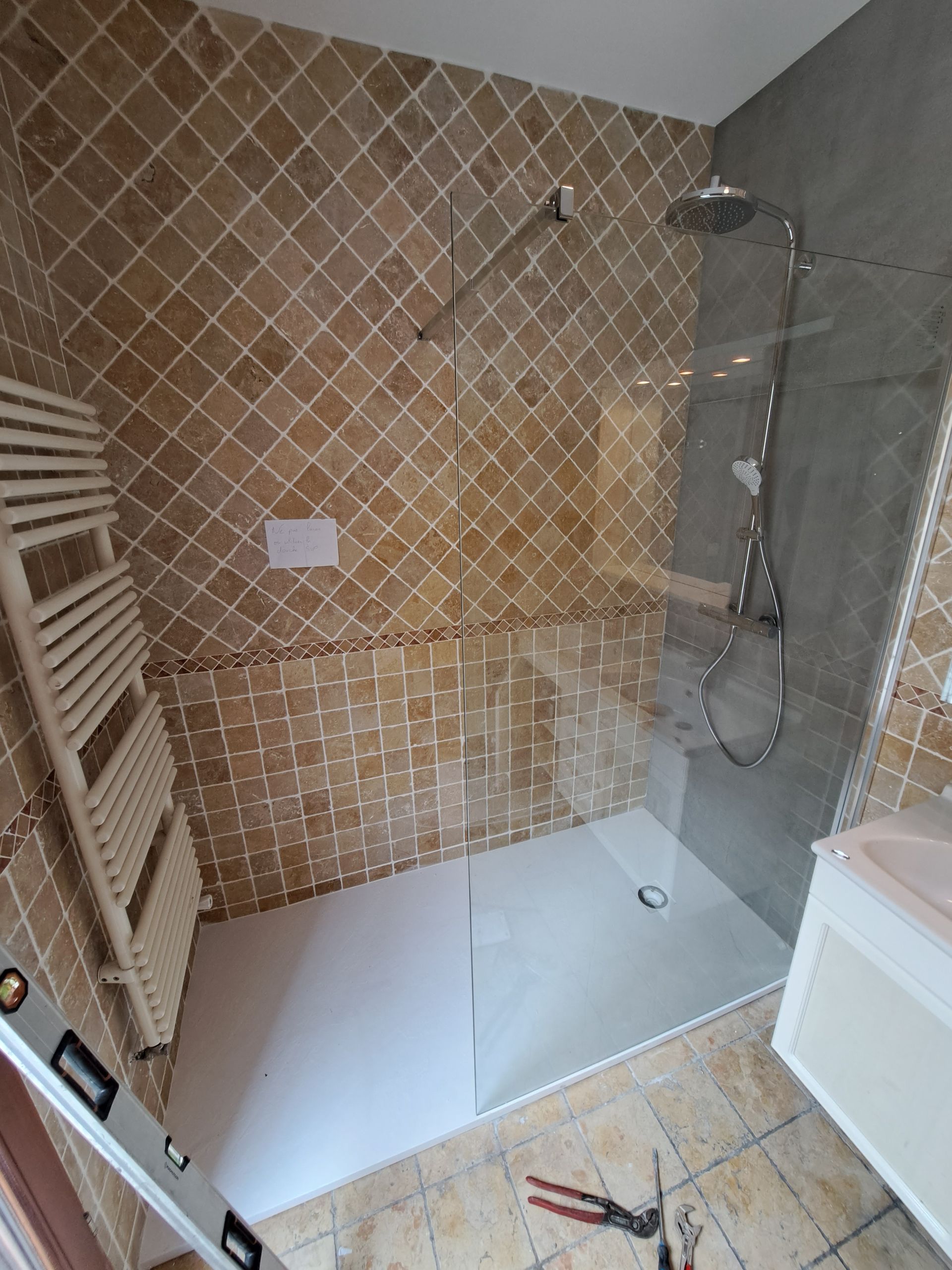 douche à l'italienne