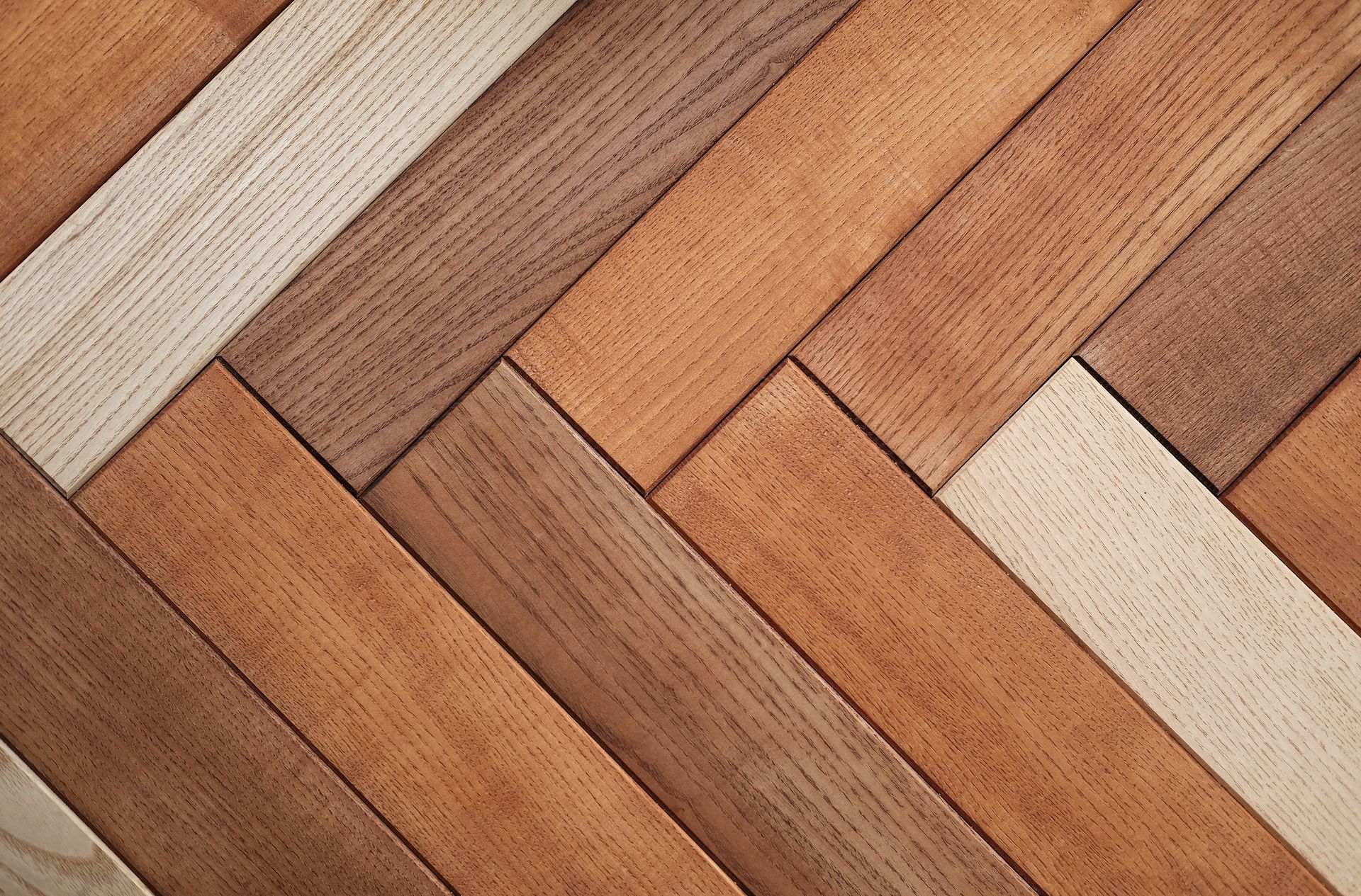 Parquet en bois foncé