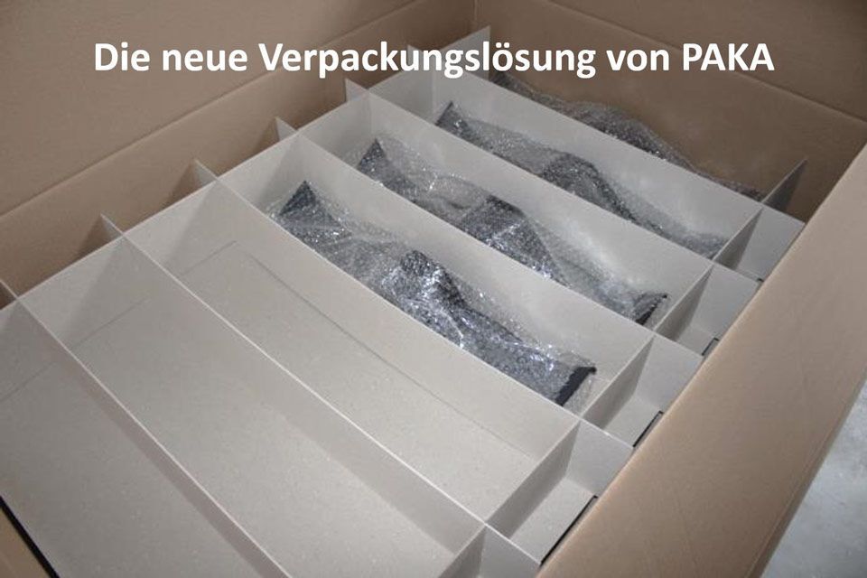 Gefache aus Graupappe