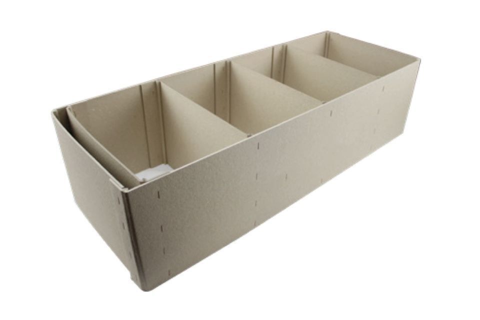 PAKA Glashütter Pappen- und Kartonagenfabrik GmbH Individuell gefertigte Schutzrahmen aus Graupappe