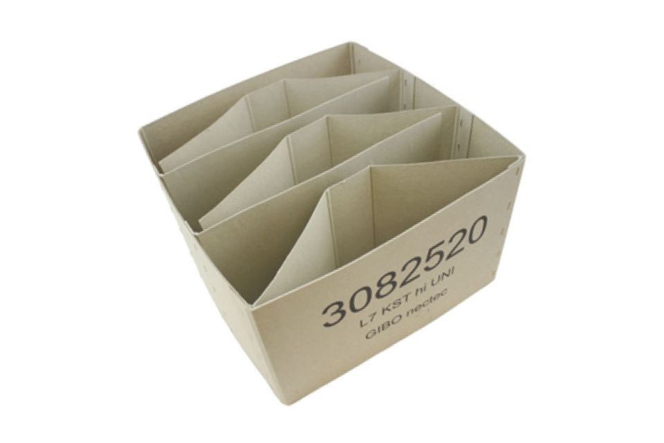 PAKA Glashütter Pappen- und Kartonagenfabrik GmbH Schutzrahmen mit Innenstegen für Kopfstützen