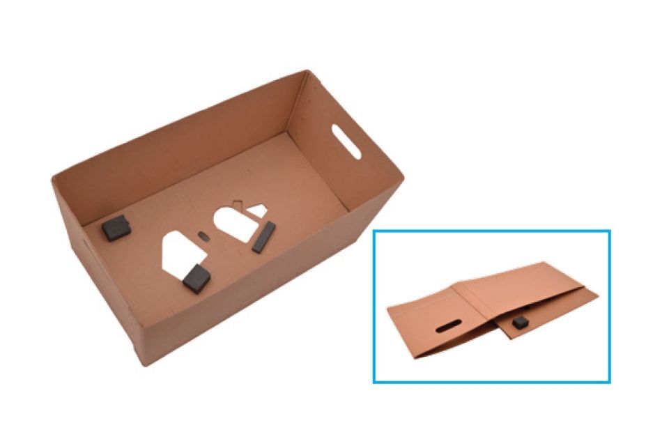 PAKA Glashütter Pappen- und Kartonagenfabrik GmbH Transportboxen für Scheinwerfer, klappbar