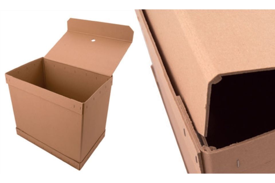 PAKA Glashütter Pappen- und Kartonagenfabrik GmbH Transportboxen mit Deckel, geheftet