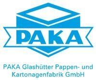 PAKA Glashütter Pappen- und Kartonagenfabrik GmbH - Logo mit Schriftzug