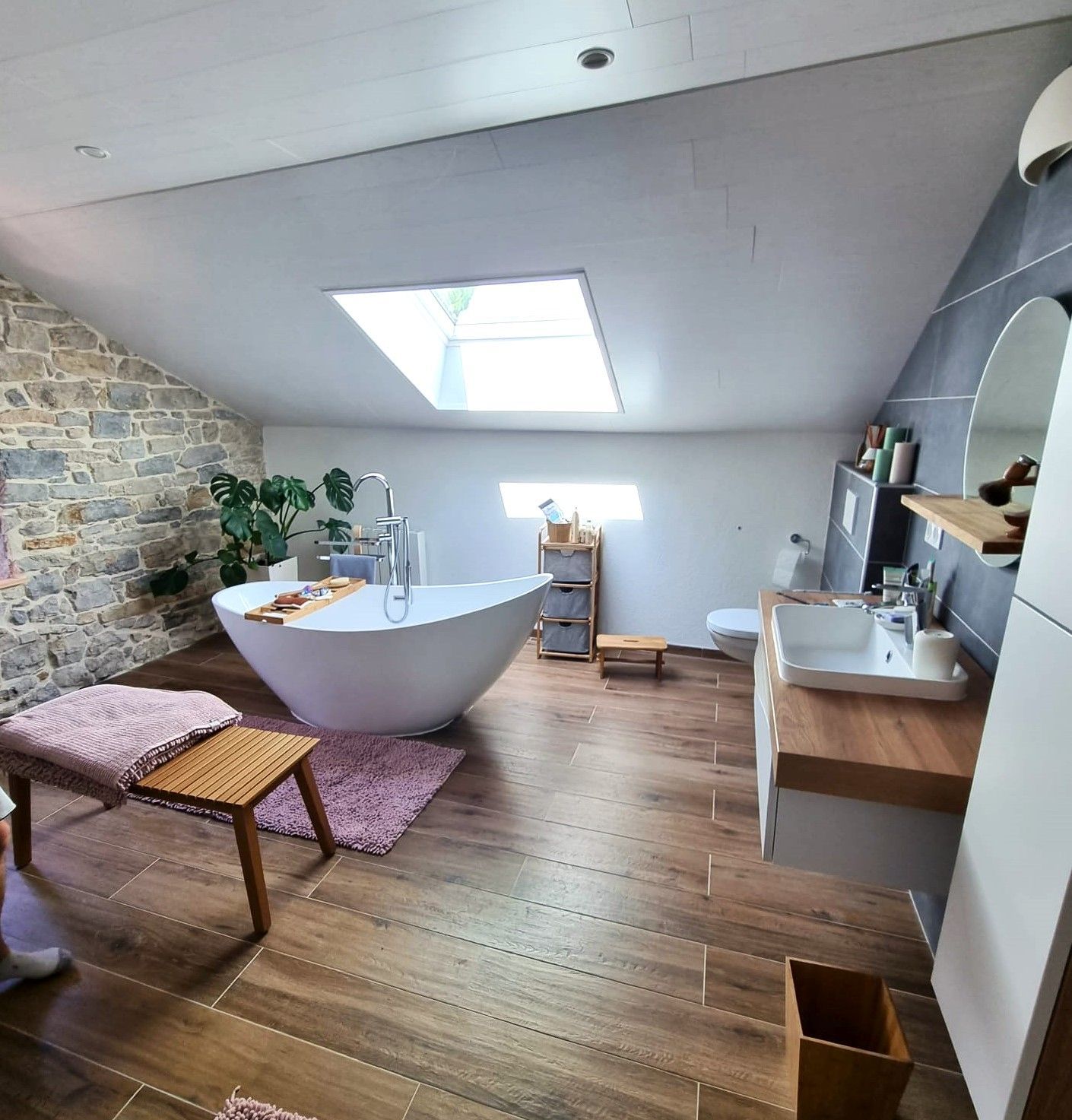 Salle de bains - lavabo - wc
